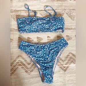 Blue Floral Bikini Set | Cute Summer Bikini